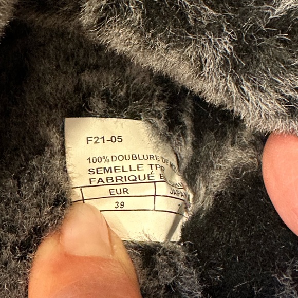 EMU Australia fur sandals slippers gray size 8 - Picture 4 of 5